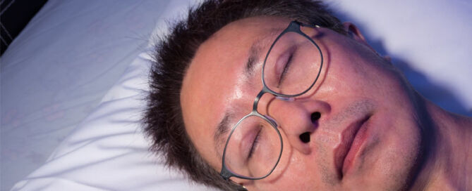 Sleeping man picture